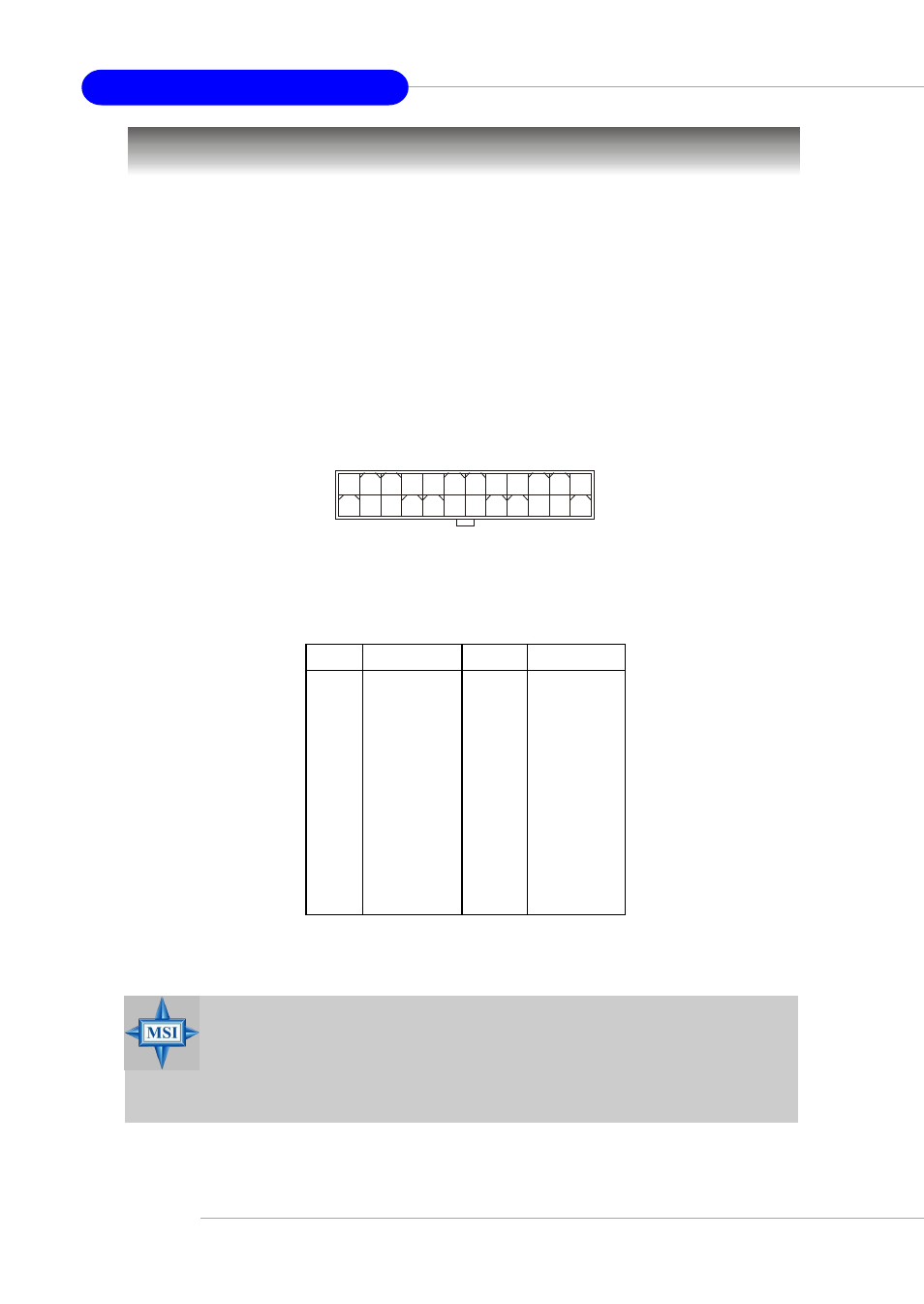 Power supply, Ssi 24-pin power connector: jpwr1 | MSI MS-9246 User Manual | Page 56 / 123