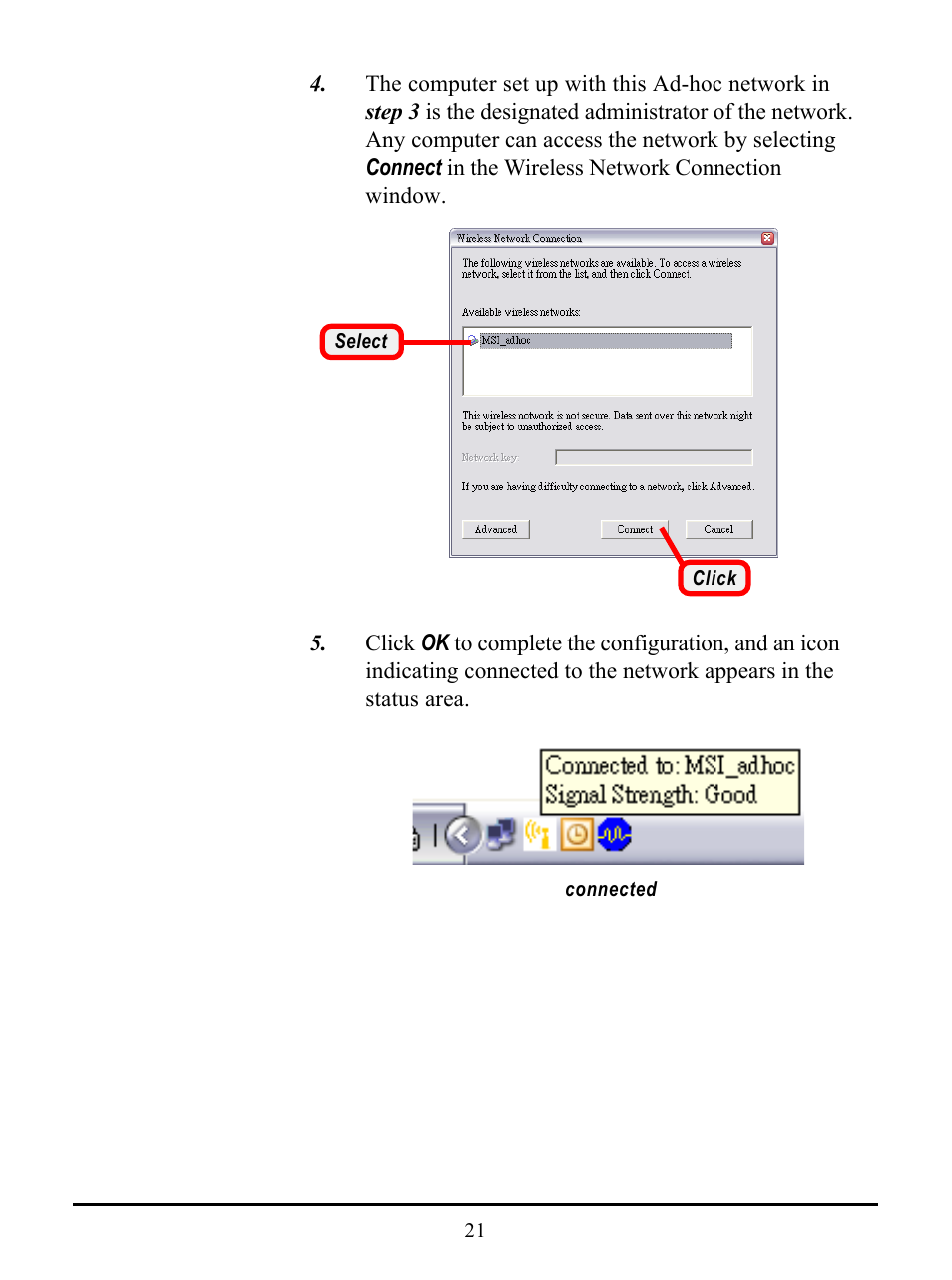 MSI US54G User Manual | Page 26 / 41