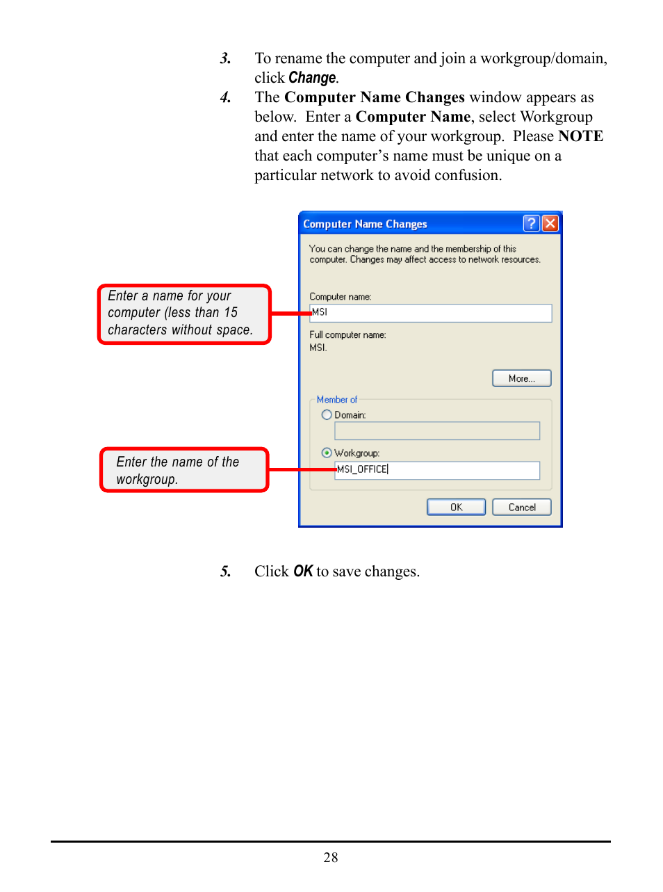 MSI US54G User Manual | Page 33 / 41