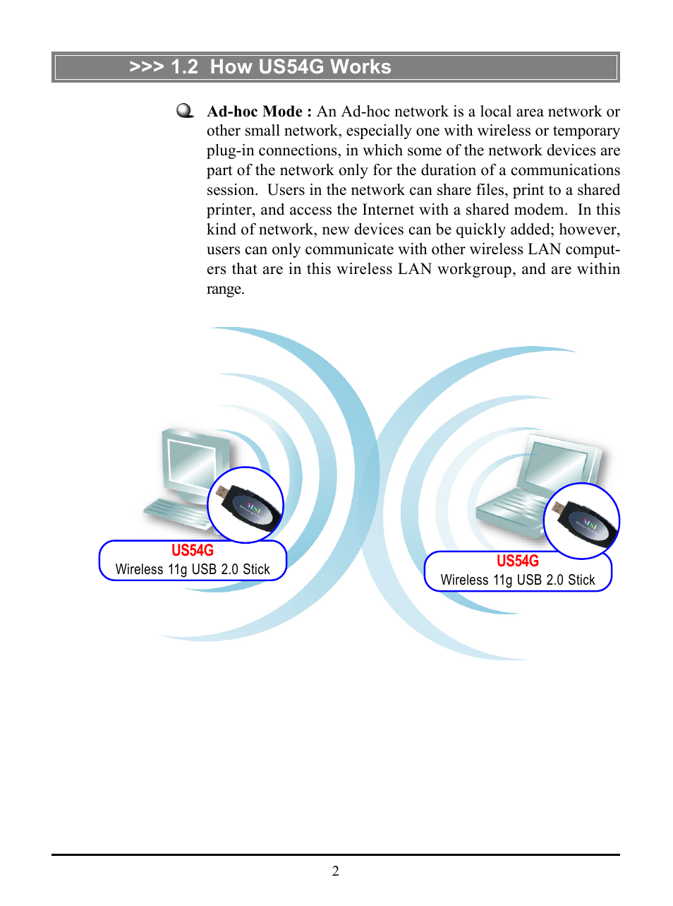 2 how us54g works | MSI US54G User Manual | Page 7 / 41