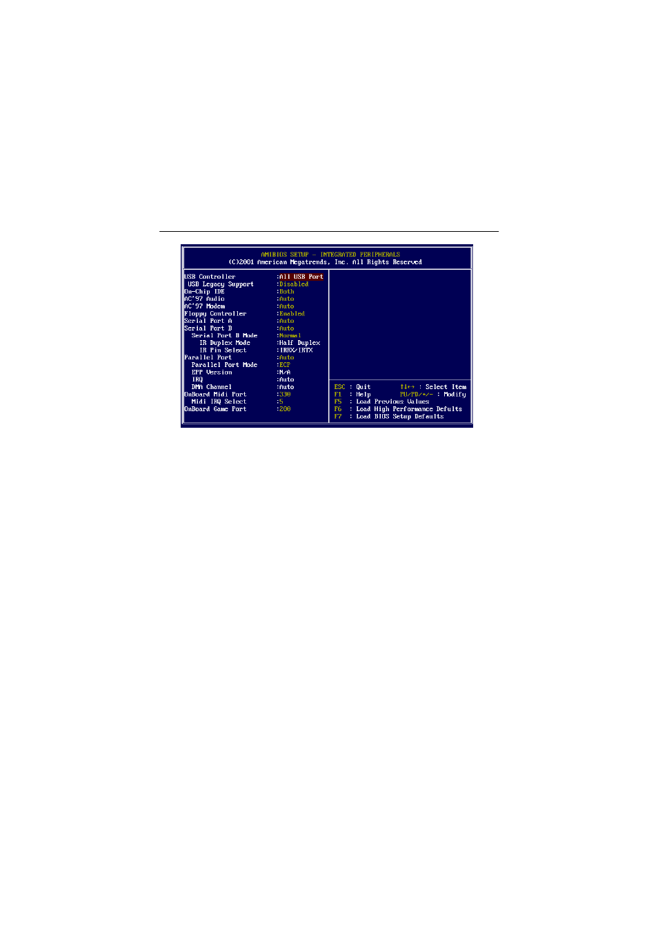 Integrated peripherals | MSI MS-6566 User Manual | Page 60 / 85