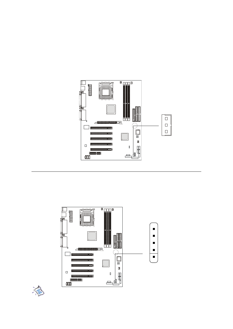Wake on lan connector: jwol1, Wake on ring connector: jmdm1 | MSI MS-6380 User Manual | Page 33 / 85