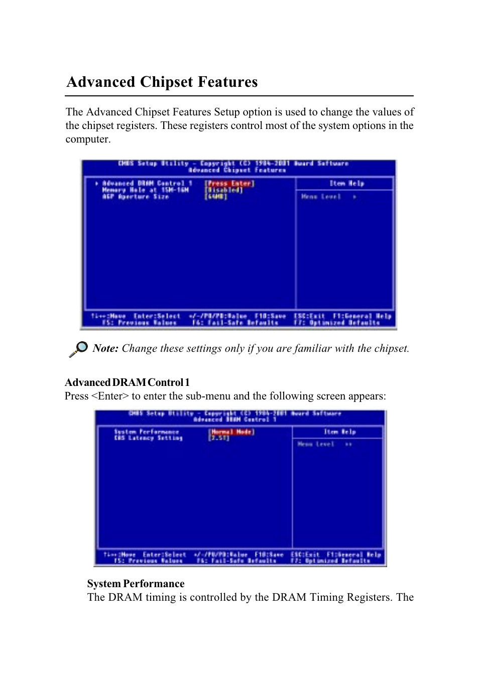 Advanced chipset features | MSI G52-MA00542 User Manual | Page 50 / 68