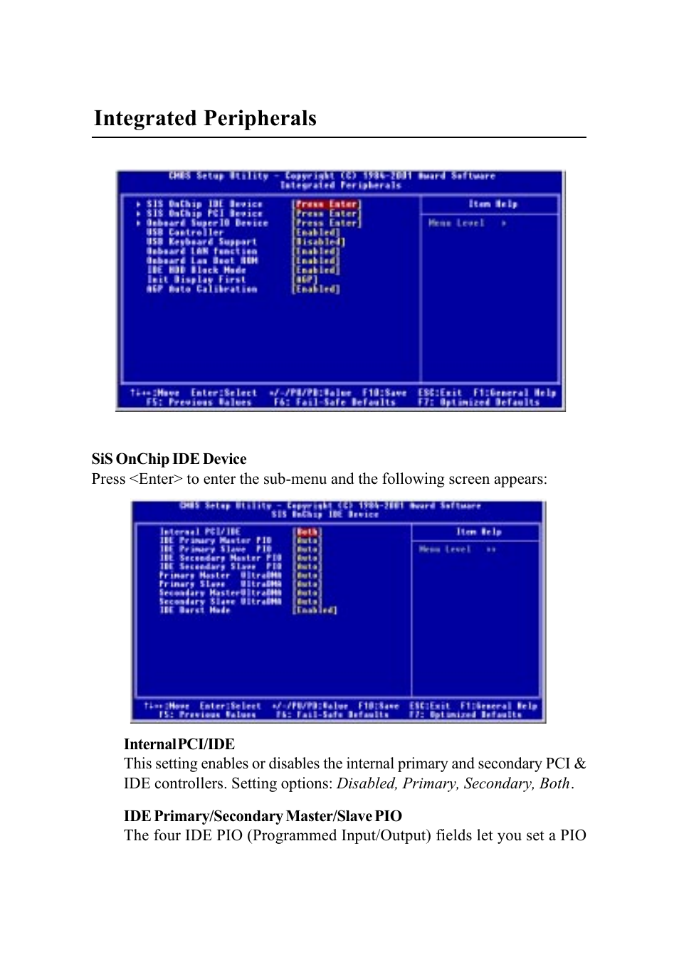 Integrated peripherals | MSI G52-MA00542 User Manual | Page 52 / 68