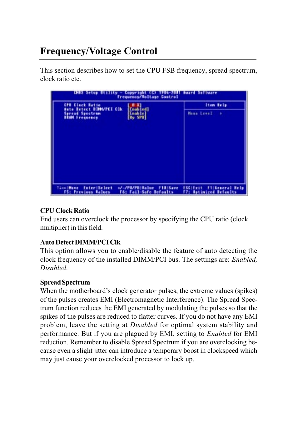 Frequency/voltage control | MSI G52-MA00542 User Manual | Page 65 / 68