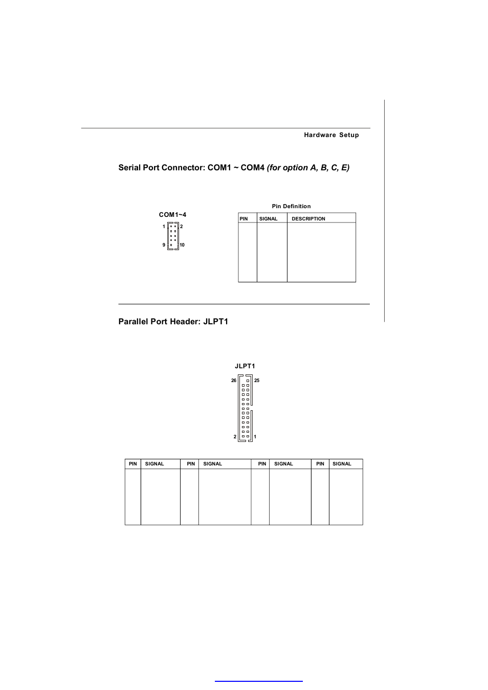 Parallel port header: jlpt1 | MSI IM-945GSE SERIES MS-9830 User Manual | Page 43 / 83