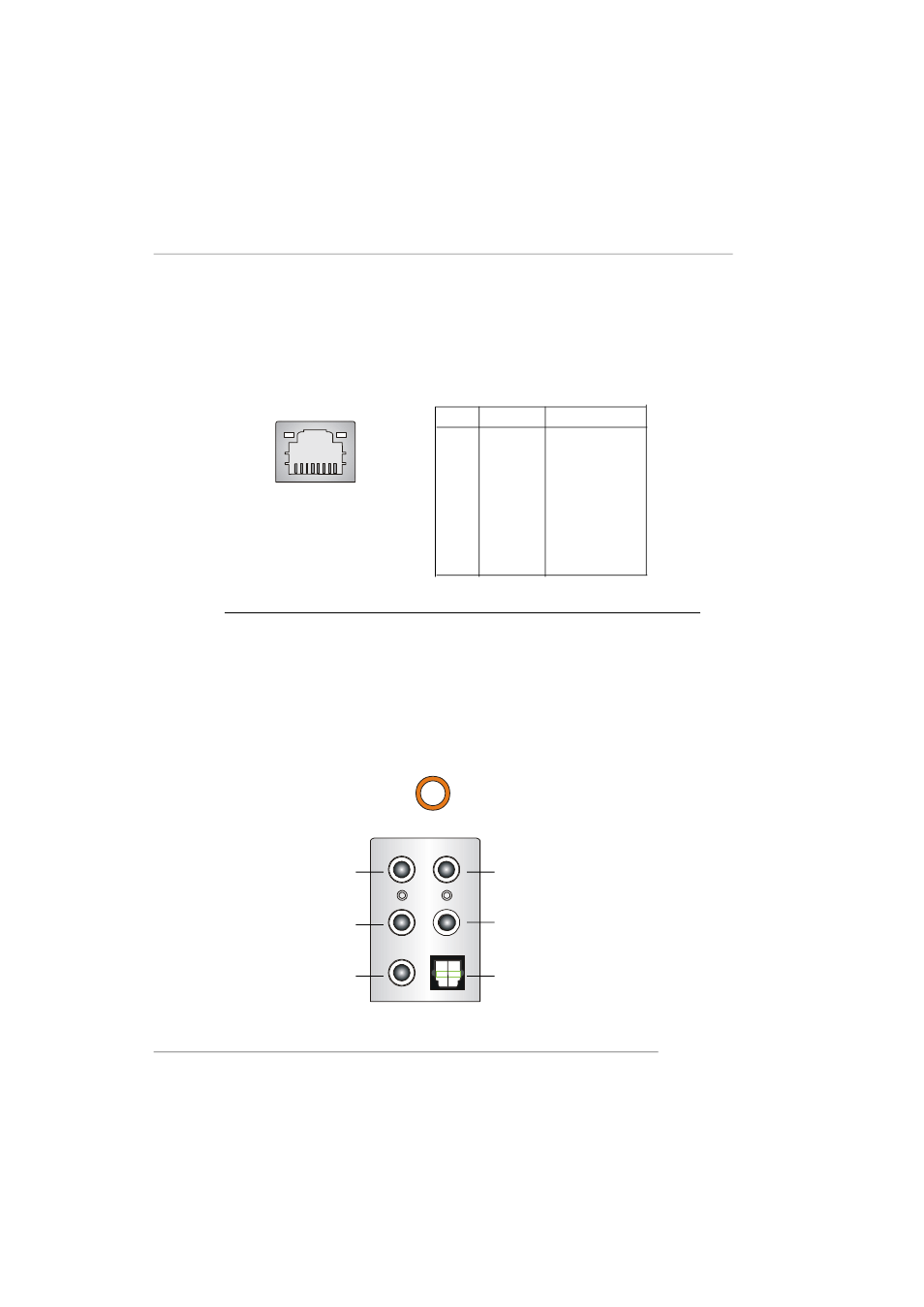 Rj-45 lan jack, Audio port connectors, Hardware setup | MSI G52-S9617X1 User Manual | Page 29 / 97