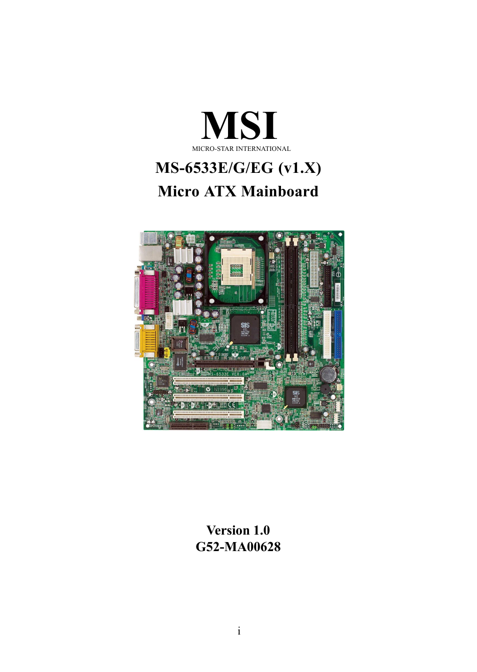 MSI G52-MA00628 User Manual | 85 pages