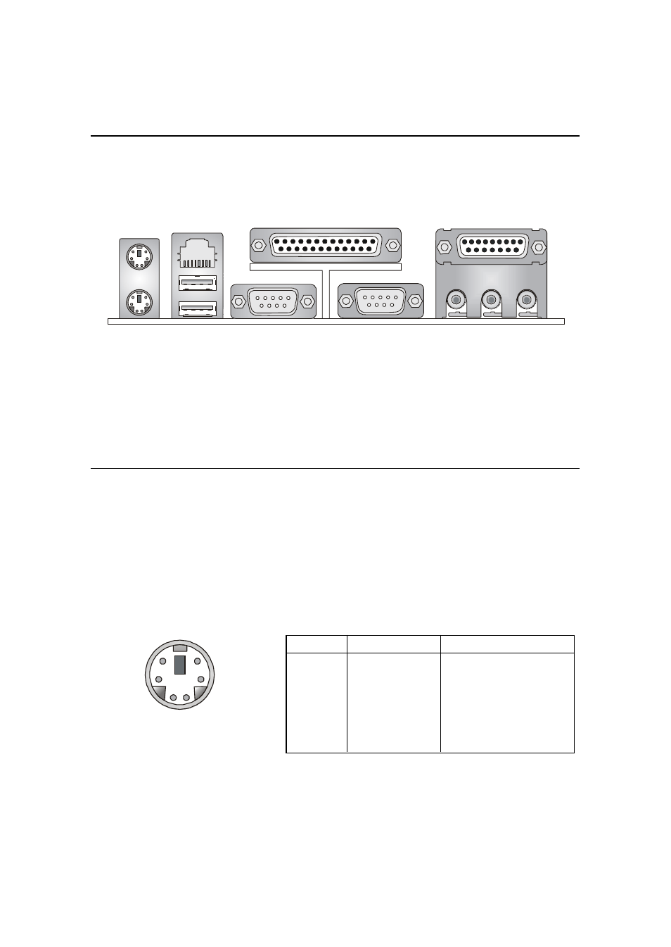 Back panel, Mouse connector: jkbms1, The back panel provides the following connectors | The mainboard provides a standard ps/2, Mouse mini din connector for attaching a ps/2, Mouse. you can plug a ps/2, Chapter 2 2-8 | MSI G52-MA00628 User Manual | Page 23 / 85