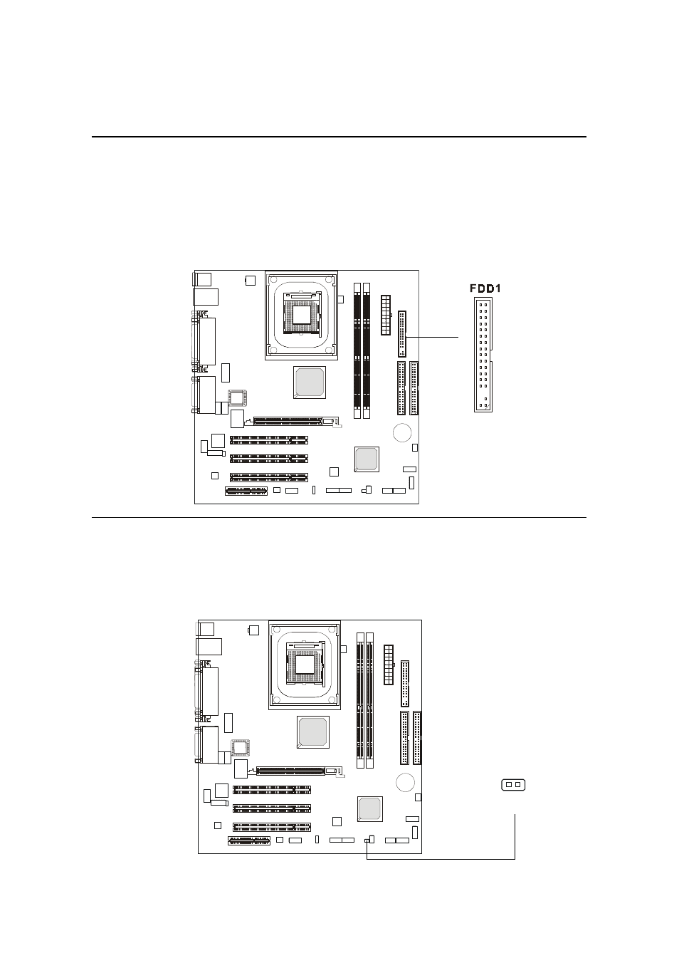Connectors, Floppy disk drive connector: fdd1, Chassis intrusion switch connector: j8 | MSI G52-MA00628 User Manual | Page 28 / 85