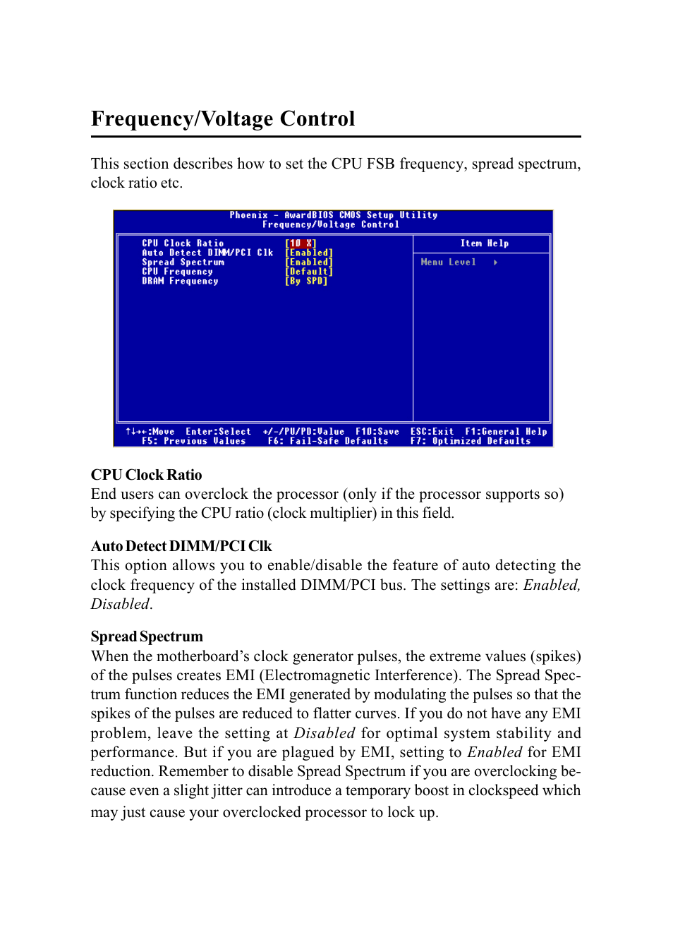 Frequency/voltage control | MSI G52-MA00628 User Manual | Page 69 / 85