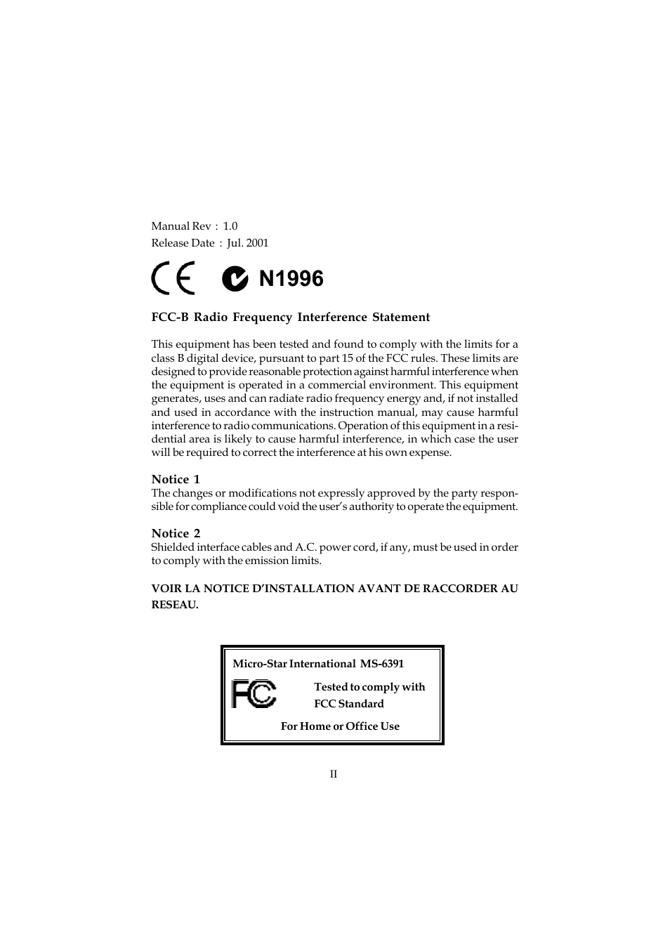 MSI ATX Motherboard G52-MA00362 User Manual | Page 2 / 84