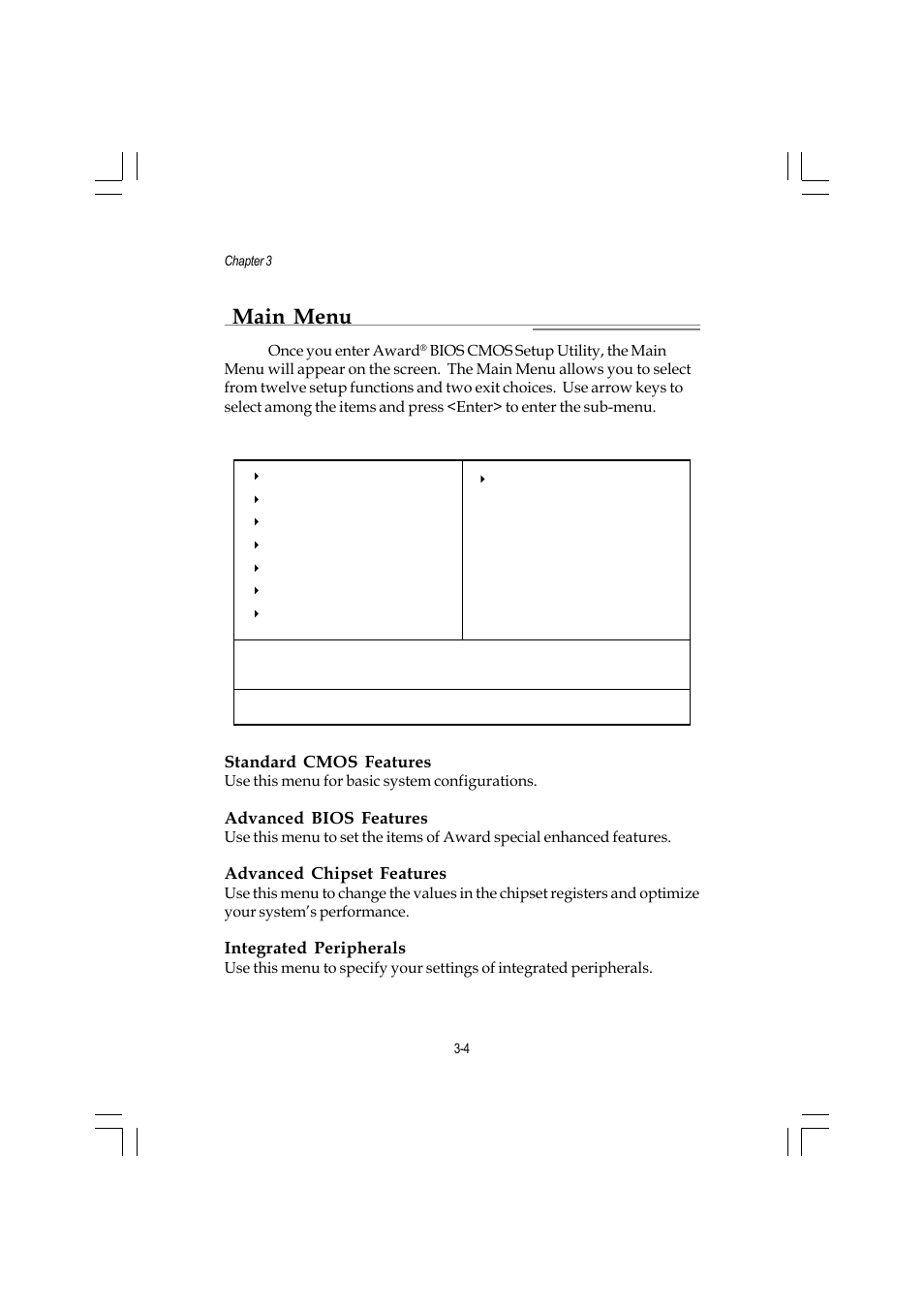 Main menu | MSI ATX Motherboard G52-MA00362 User Manual | Page 47 / 84