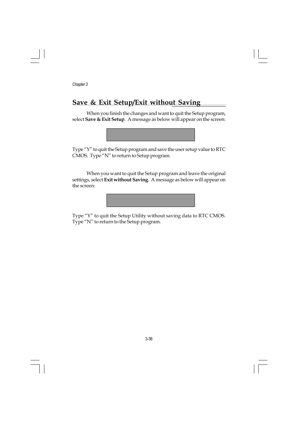 Save & exit setup/exit without saving | MSI ATX Motherboard G52-MA00362 User Manual | Page 79 / 84