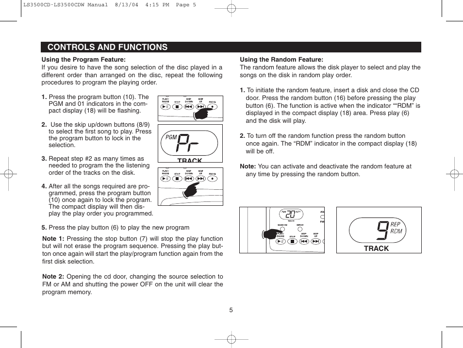 Magnadyne LS3500CDB User Manual | Page 5 / 12