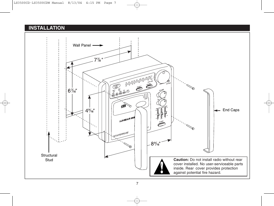 Magnadyne LS3500CDB User Manual | Page 7 / 12