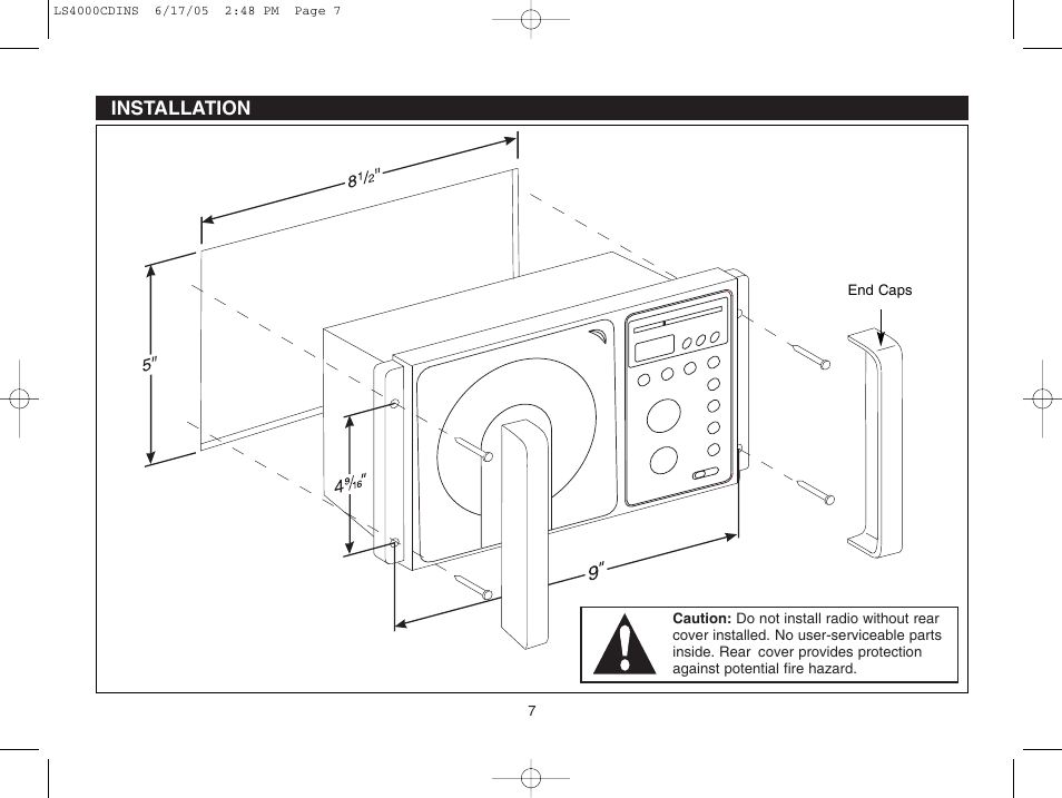 Installation | Magnadyne LS4000S LS4001W User Manual | Page 7 / 12