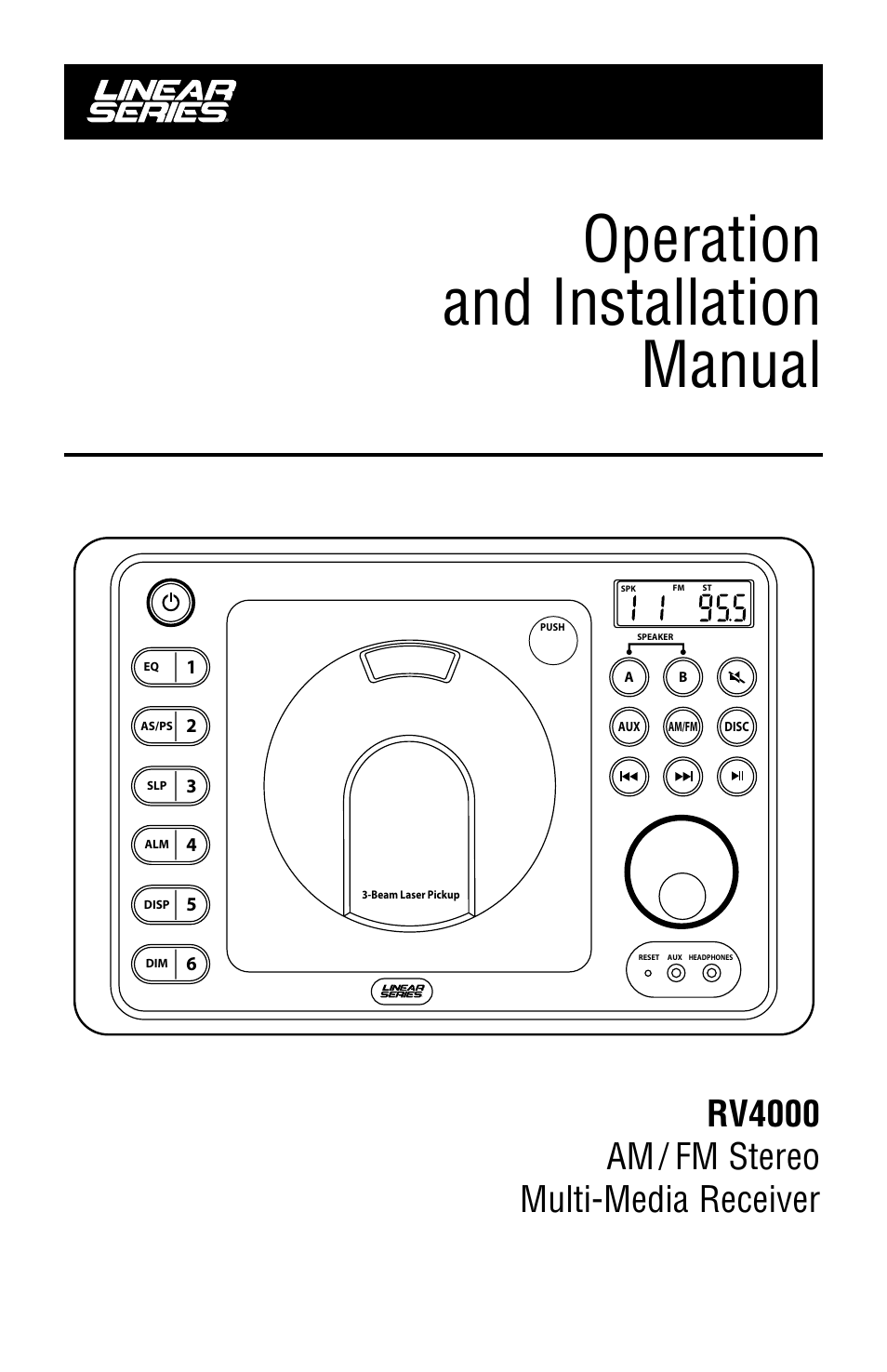 Magnadyne LINEAR SERIES RV4000 User Manual | 24 pages