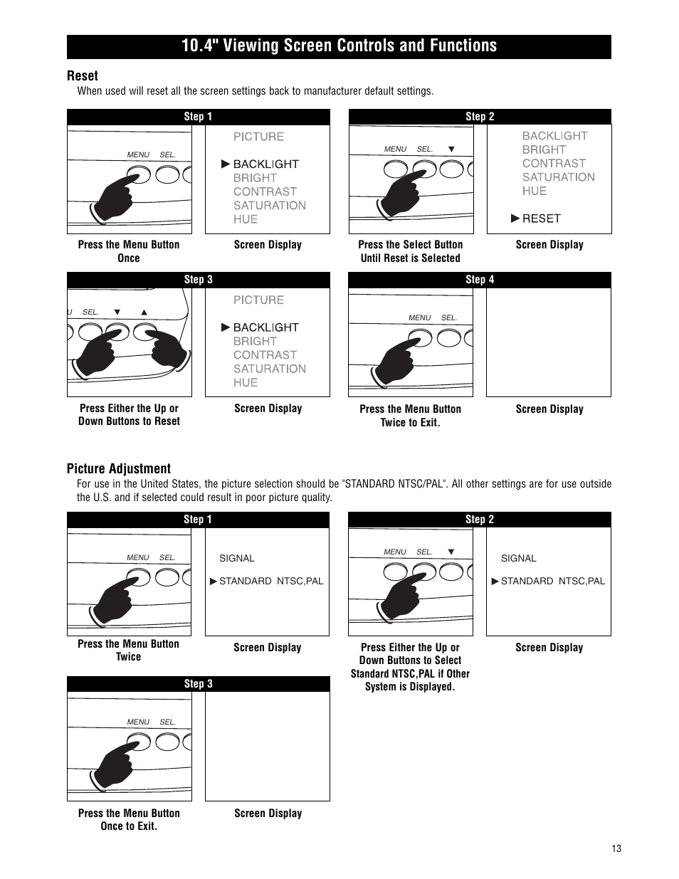 Magnadyne MV-VCRUSER02 User Manual | Page 13 / 20