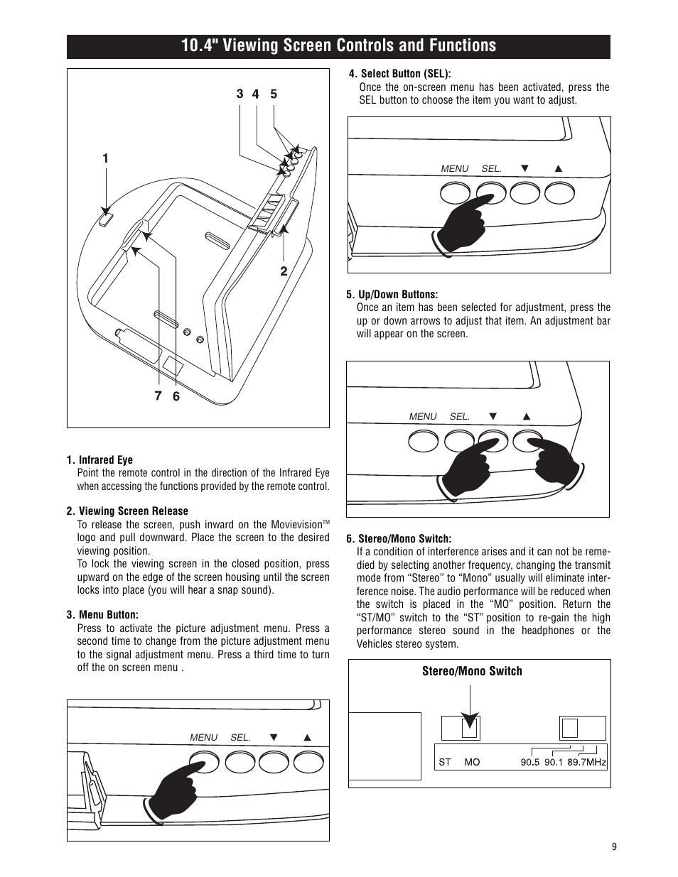 Magnadyne MV-VCRUSER02 User Manual | Page 9 / 20