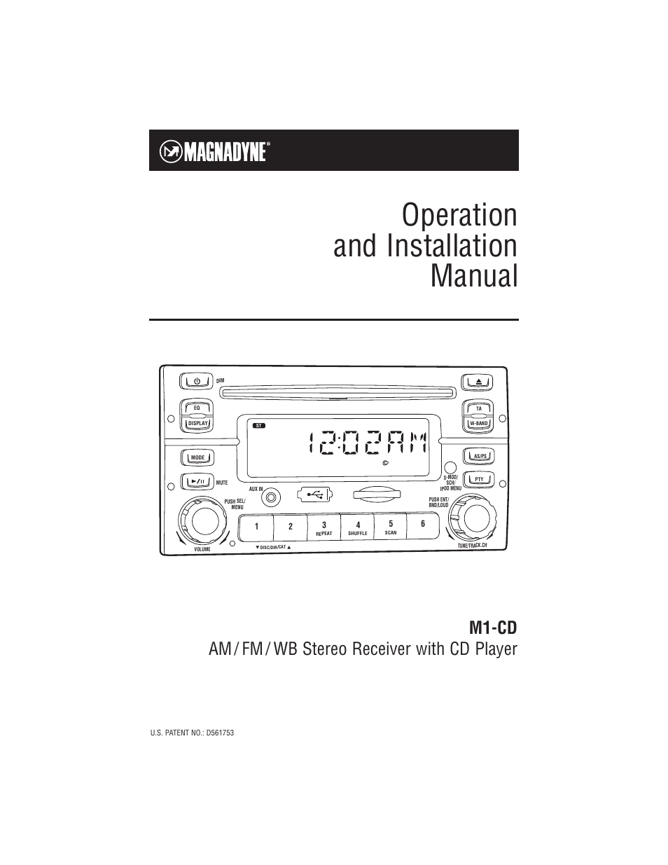 Magnadyne M1-CD User Manual | 36 pages