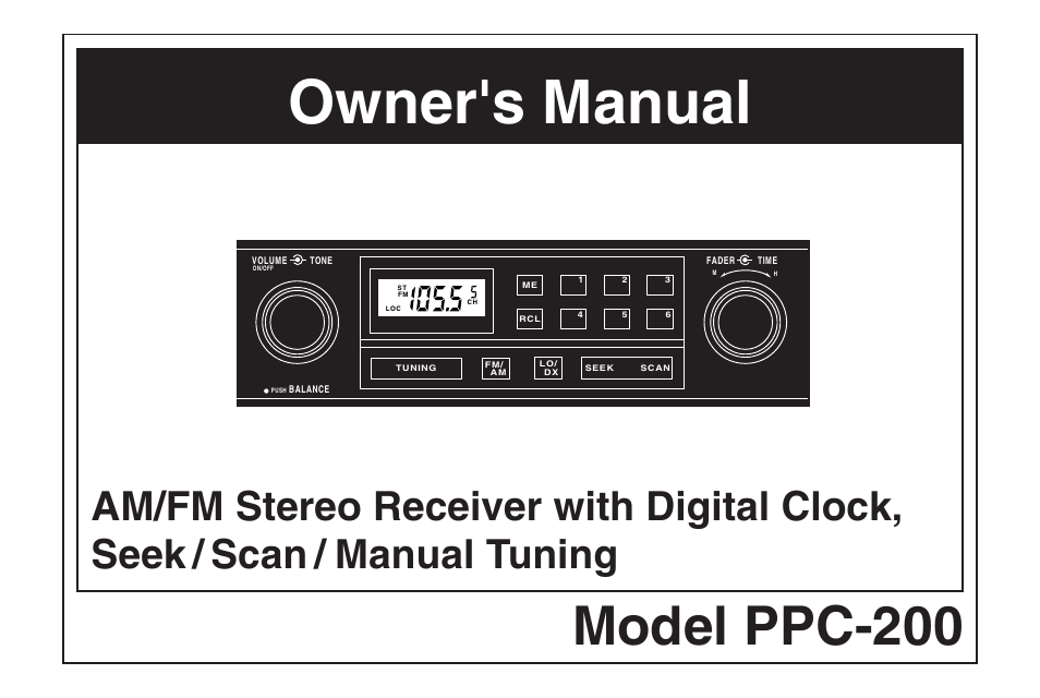 Magnadyne PPC-200 User Manual | 8 pages