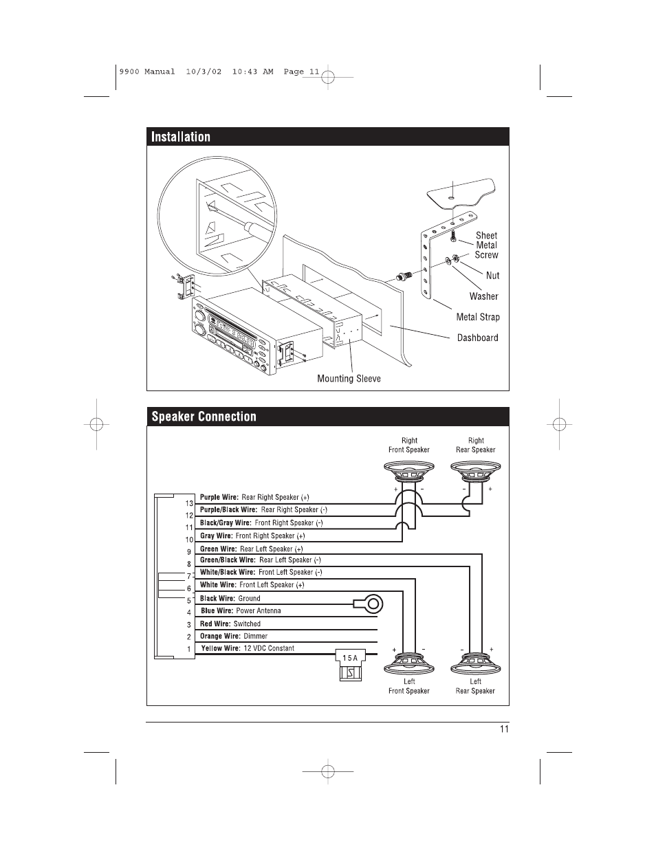 Magnadyne M9900 User Manual | Page 11 / 12
