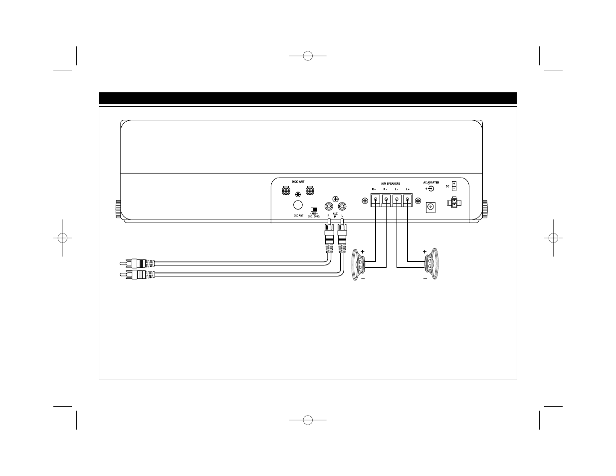 Speaker connections | Magnadyne LS8600UCDW User Manual | Page 9 / 12