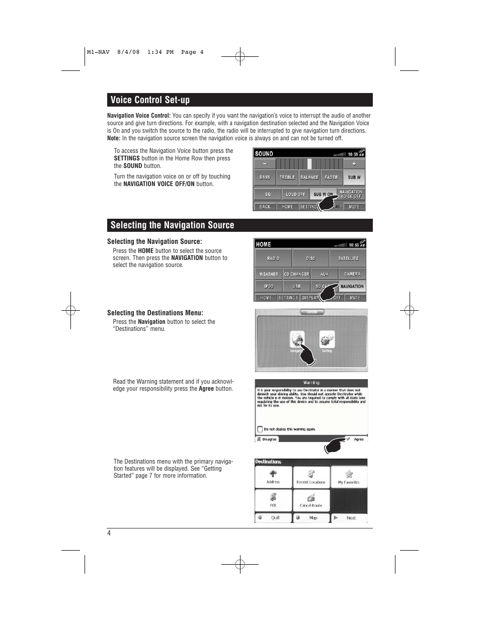 Magnadyne M1-NAV User Manual | Page 4 / 36