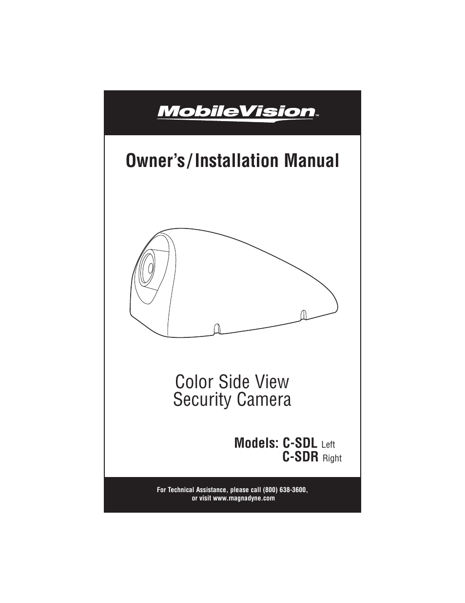 Magnadyne C-SDR User Manual | 4 pages