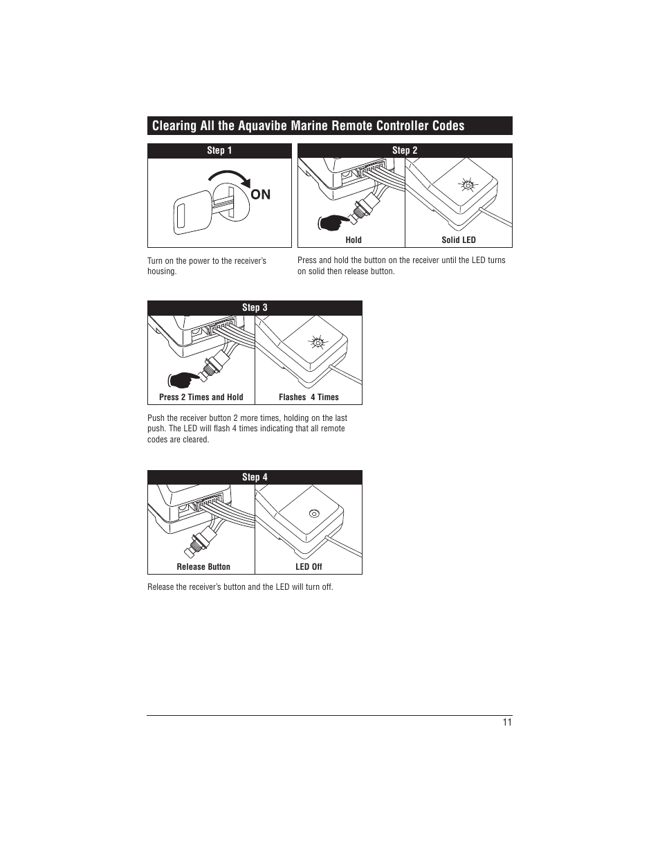 Magnadyne Universal Watertight Marine Radio Controller with Speed Indicators MRC-2U User Manual | Page 11 / 12
