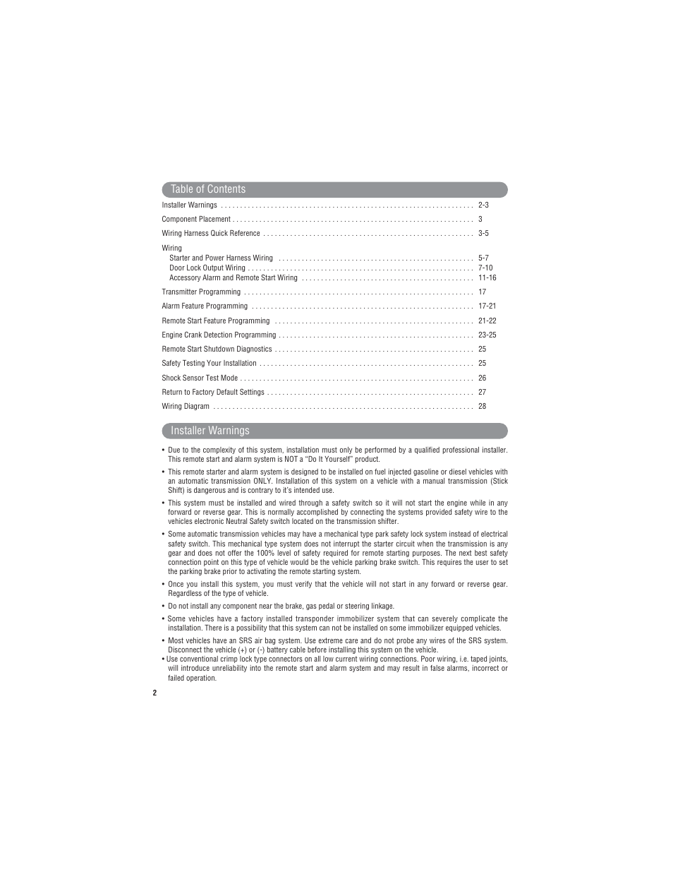 Magnadyne Extreme Series X9 User Manual | Page 2 / 28