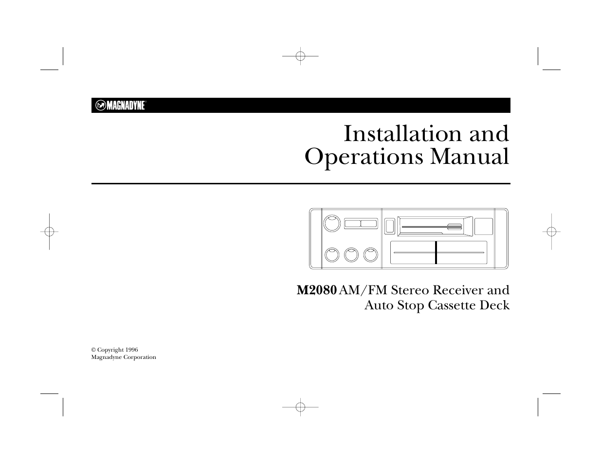 Magnadyne M2080 User Manual | 12 pages