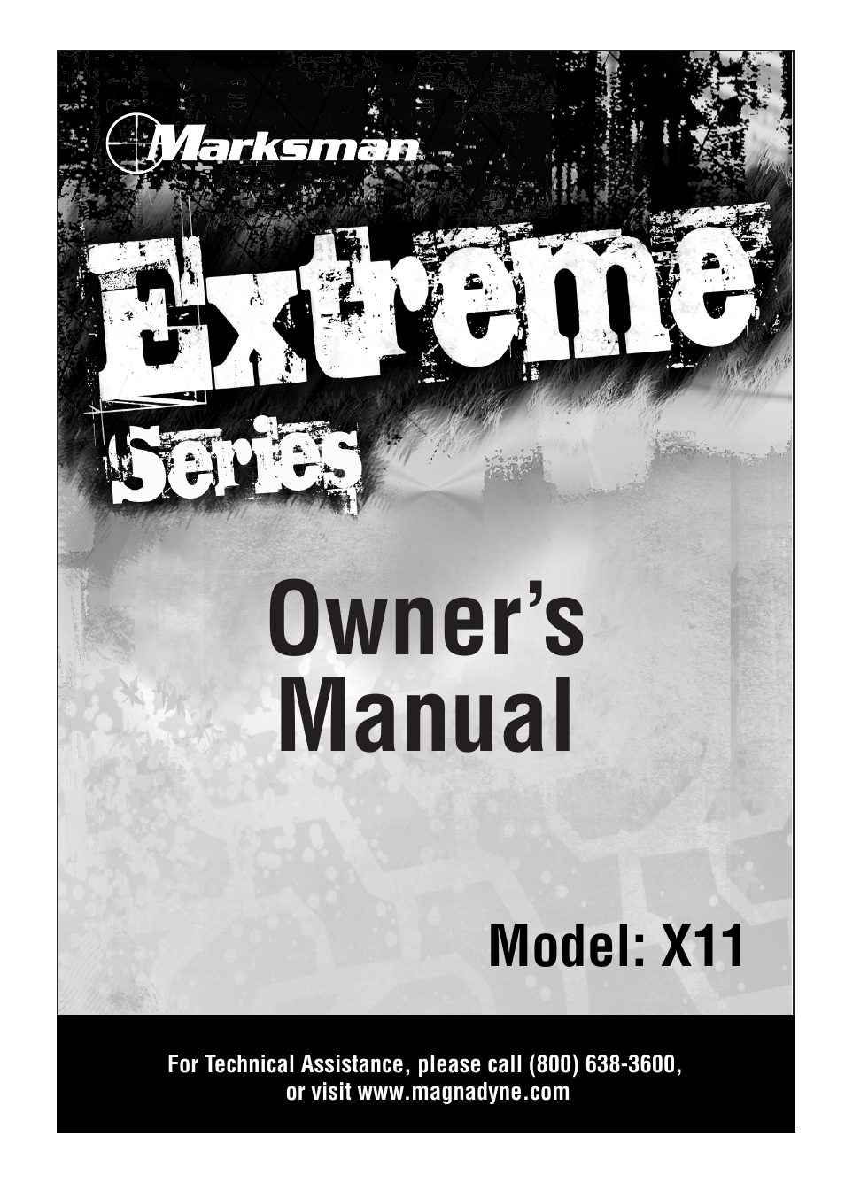 Magnadyne MARKSMAN X11 User Manual | 24 pages