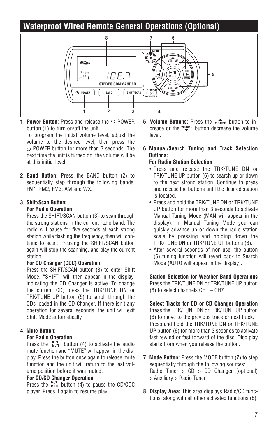 Magnadyne M6100CD User Manual | Page 7 / 15