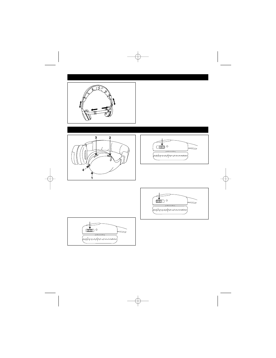 Headphone operation (continued), Standard headphone operation | Magnadyne MV-1002 User Manual | Page 10 / 16