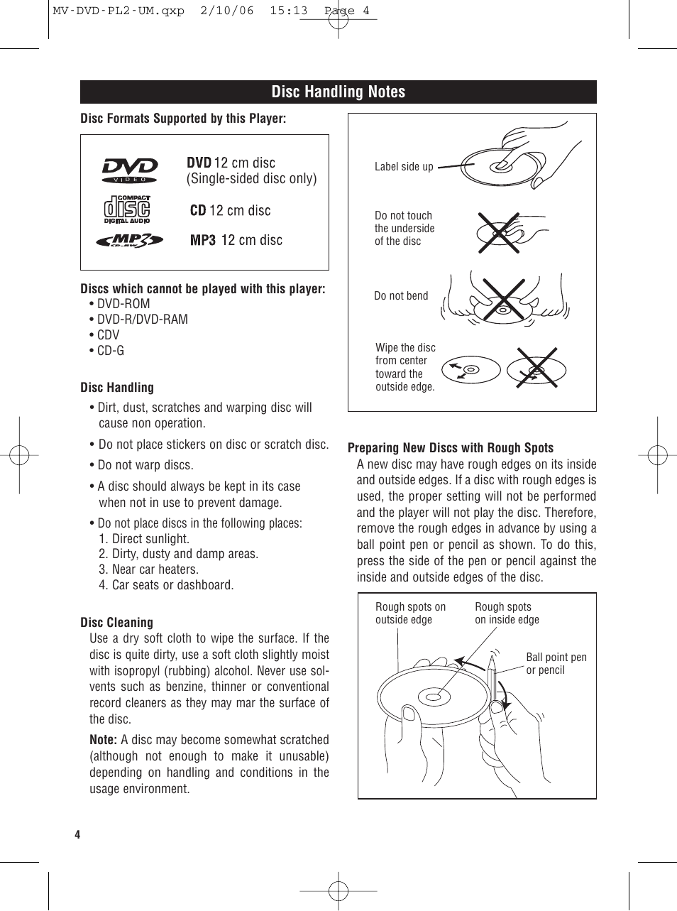 Magnadyne MV-DVD-PL2 User Manual | Page 4 / 20