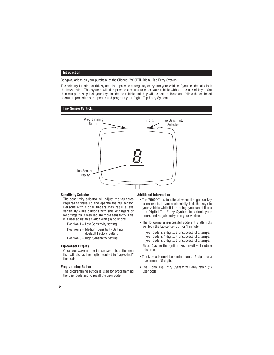 Magnadyne 7960DTL User Manual | Page 2 / 4