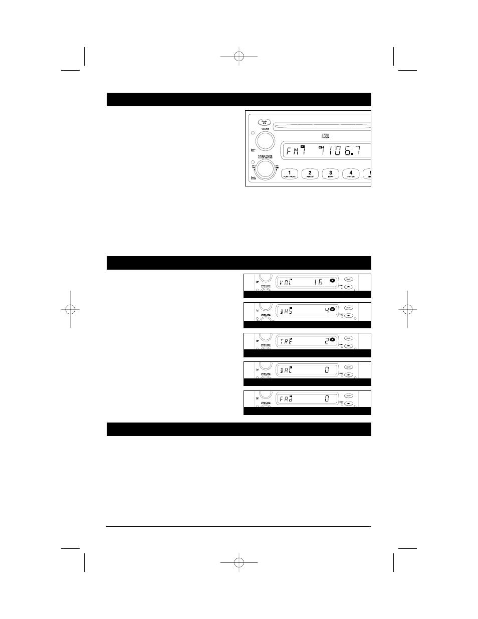 Listening to the radio, Programming the unit, Sound controls | Magnadyne M9900CD User Manual | Page 4 / 12