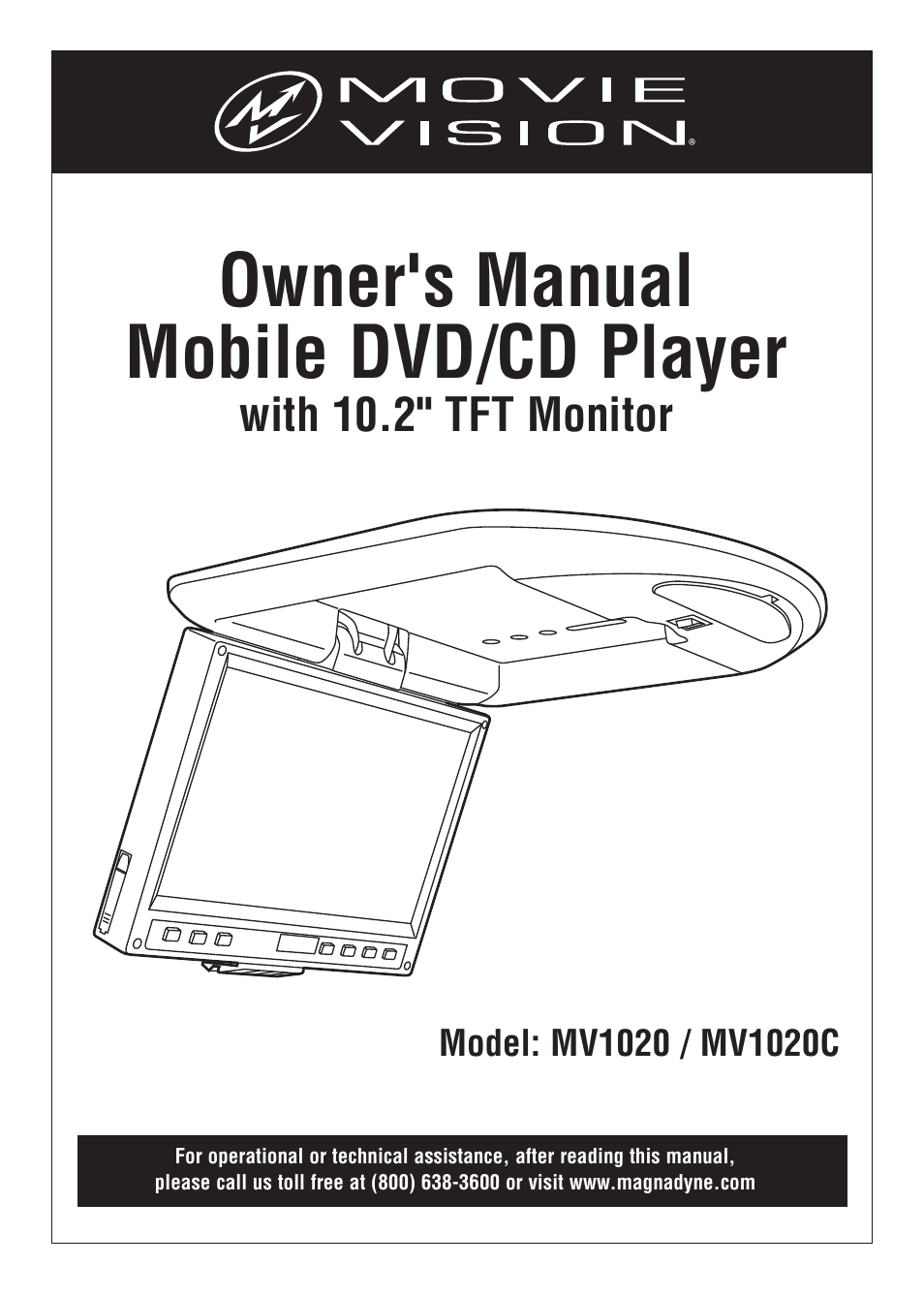 Magnadyne MV1020 User Manual | 20 pages