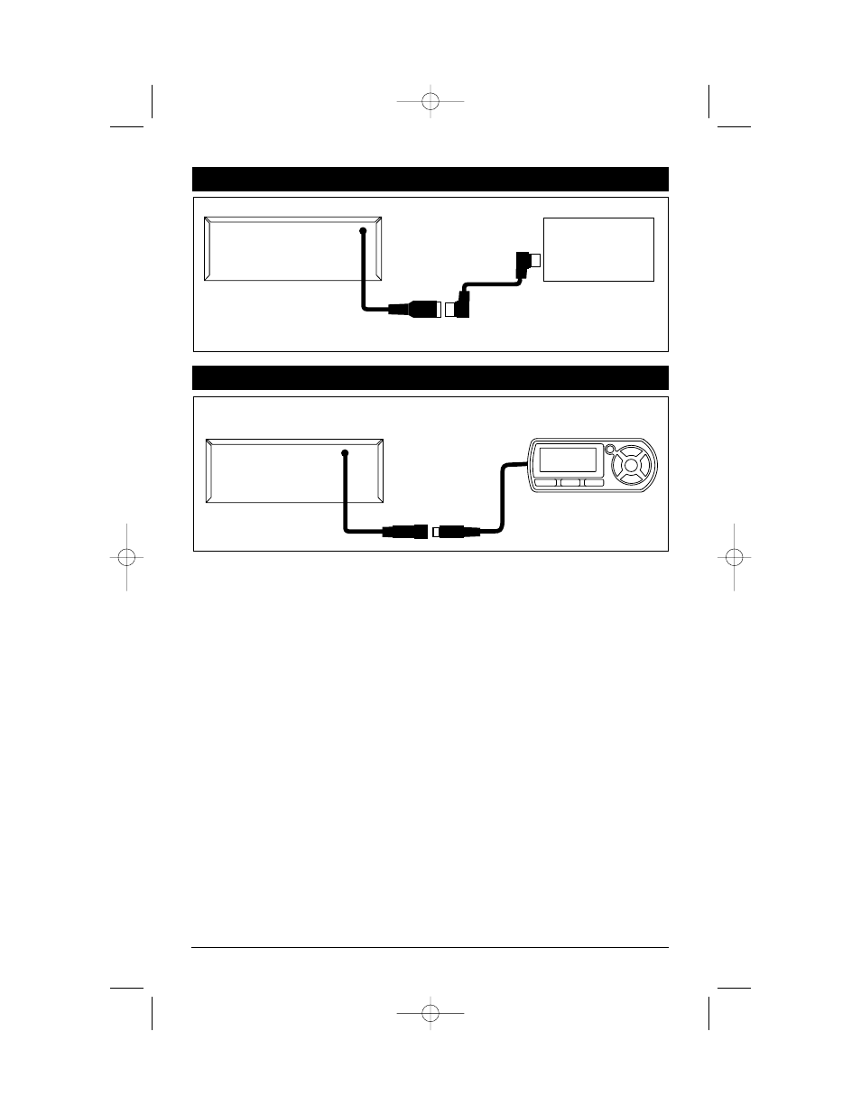 Cd changer connection, Wired remote connection | Magnadyne M4100CD User Manual | Page 11 / 12