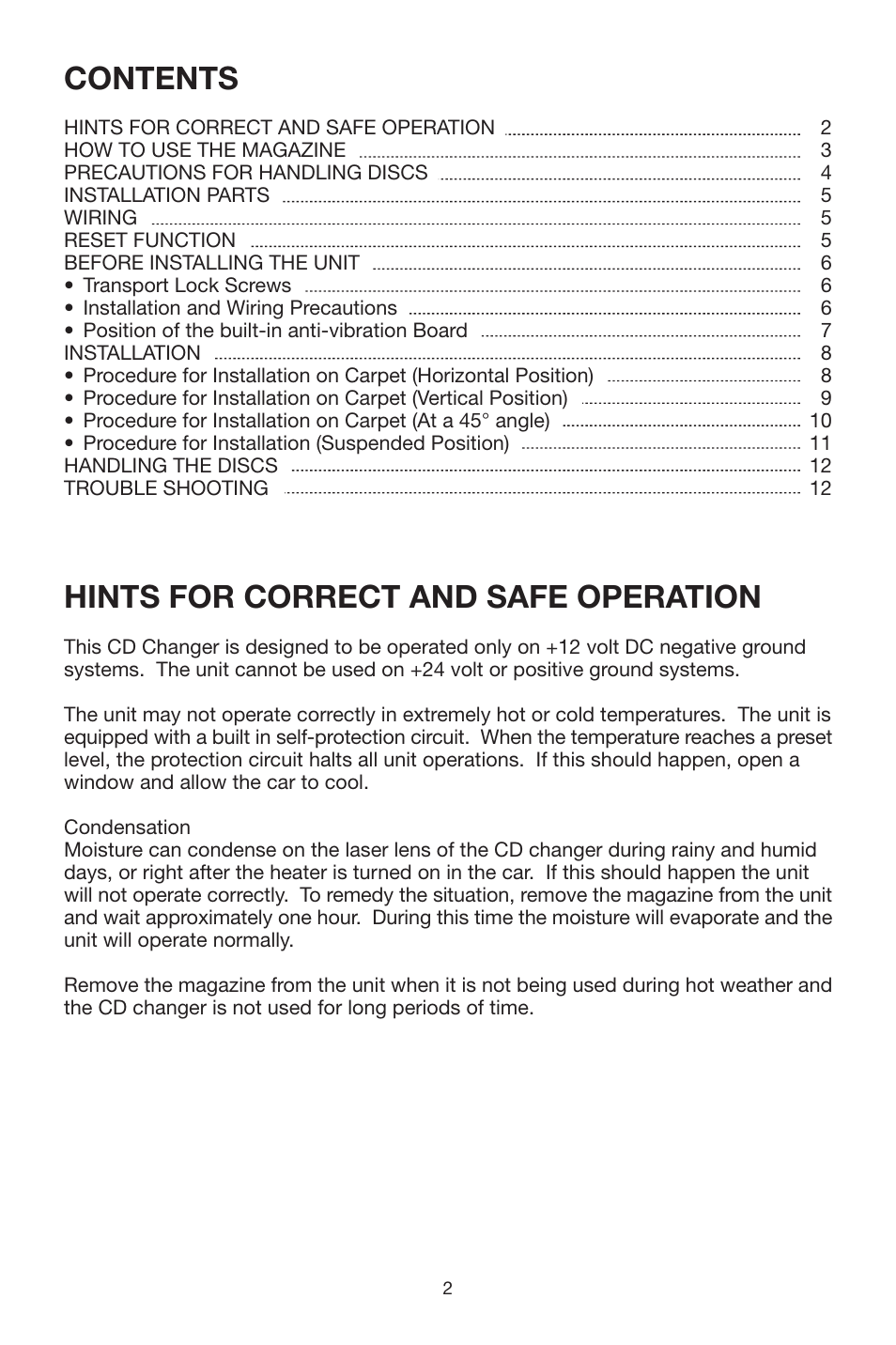 Magnadyne EAX540 User Manual | Page 2 / 12