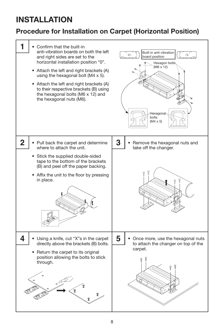 Installation | Magnadyne EAX540 User Manual | Page 8 / 12