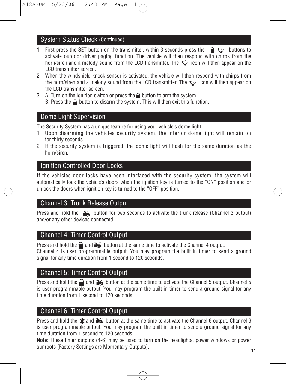 Magnadyne M12A User Manual | Page 11 / 20