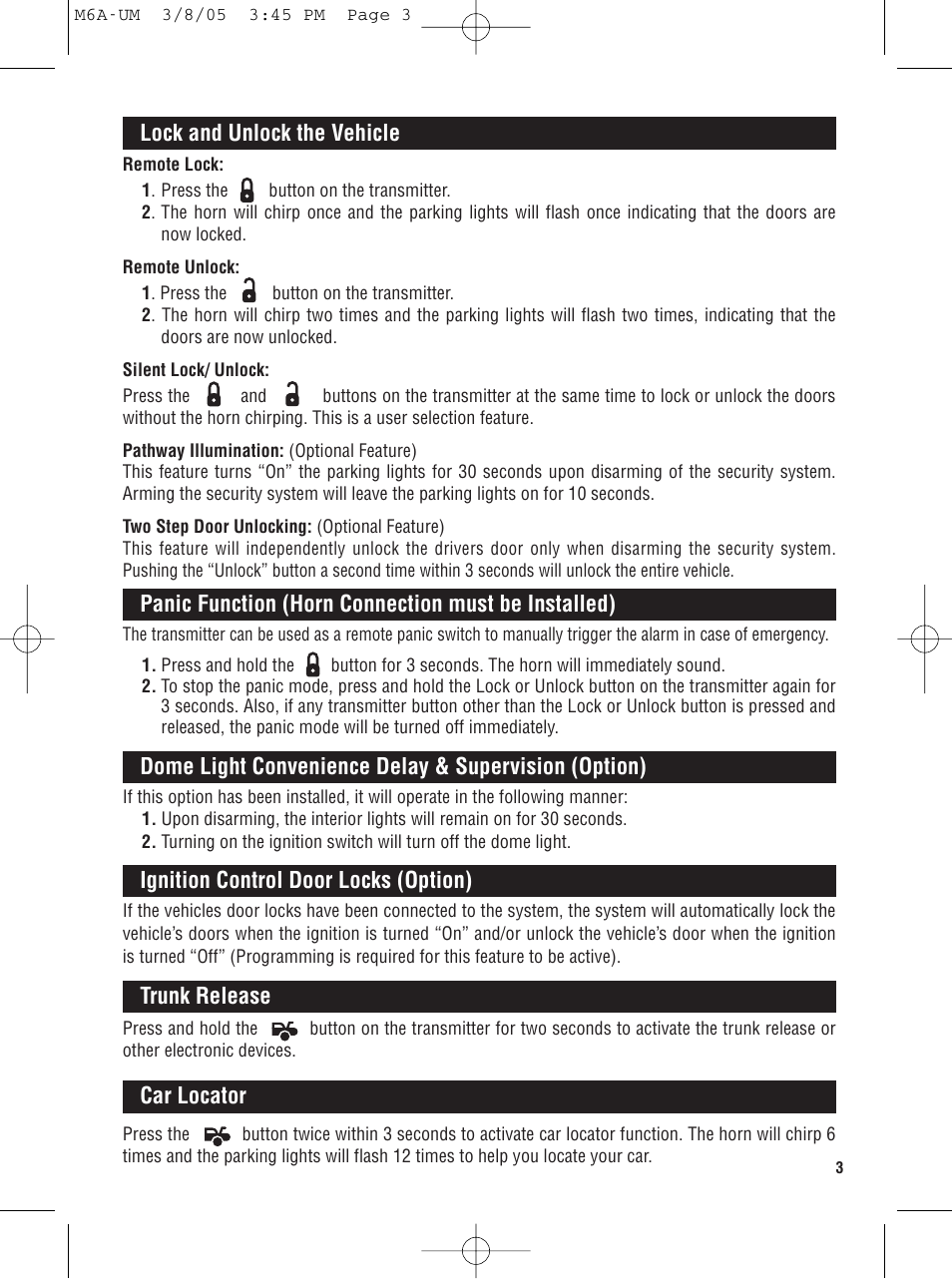 Magnadyne M6A User Manual | Page 3 / 8