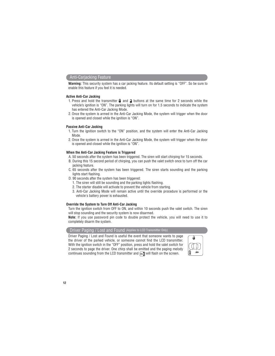 Magnadyne X9 User Manual | Page 12 / 20