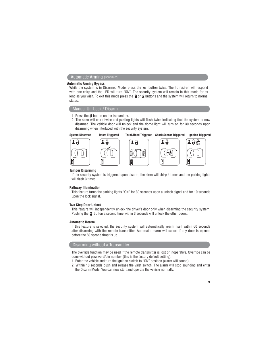 Magnadyne X9 User Manual | Page 9 / 20
