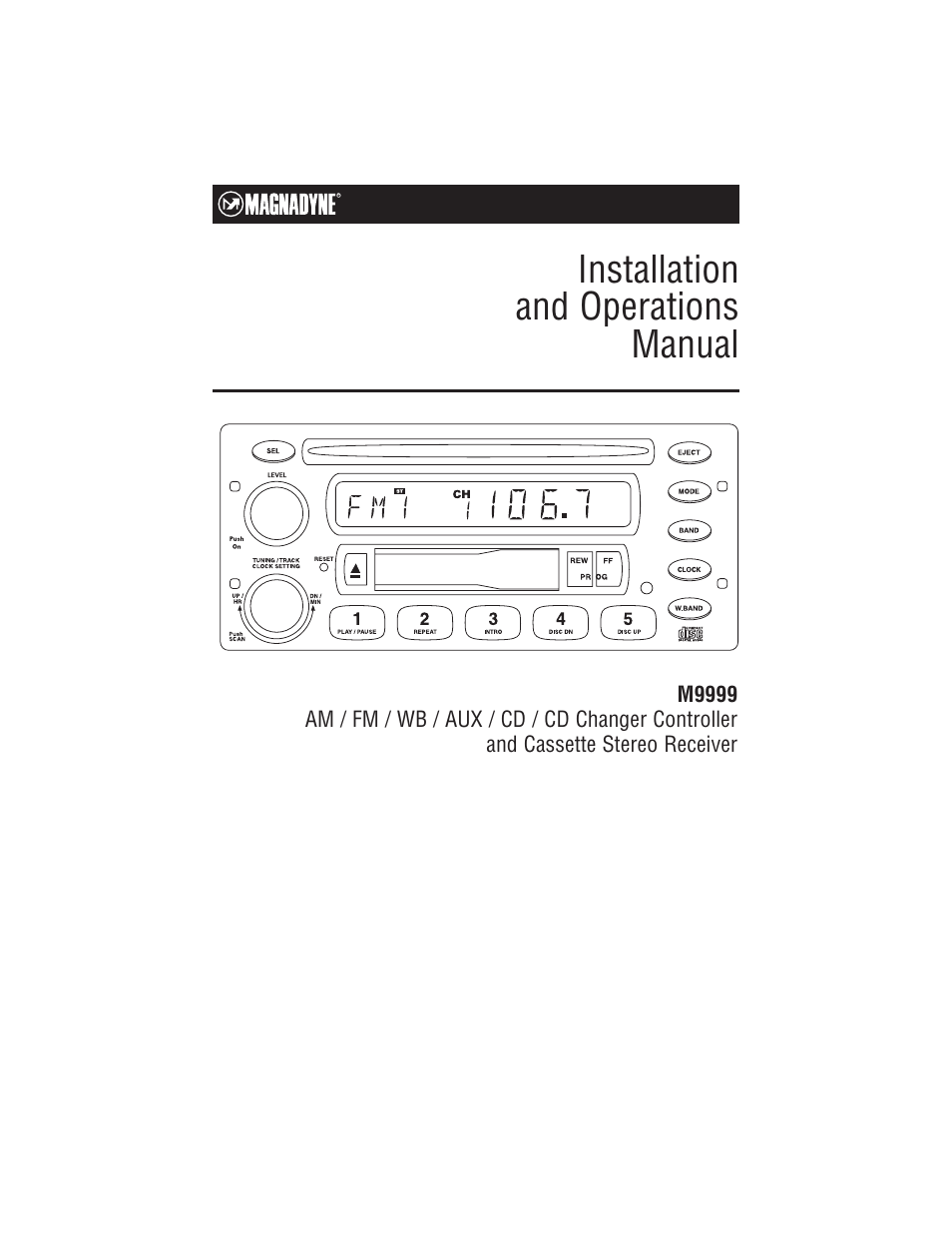 Magnadyne M9999 User Manual | 12 pages
