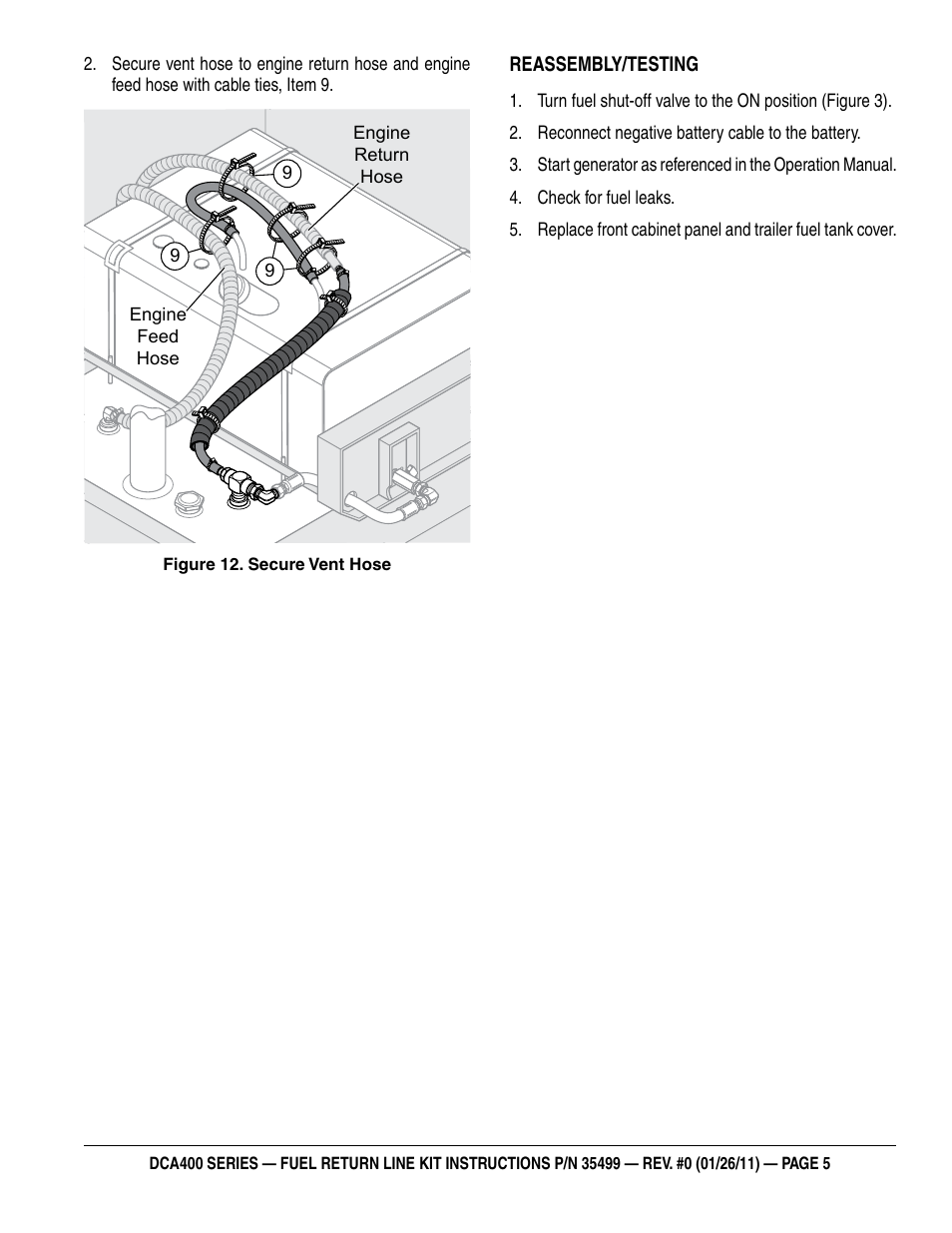 Multiquip Generator DCA400 User Manual | Page 5 / 6