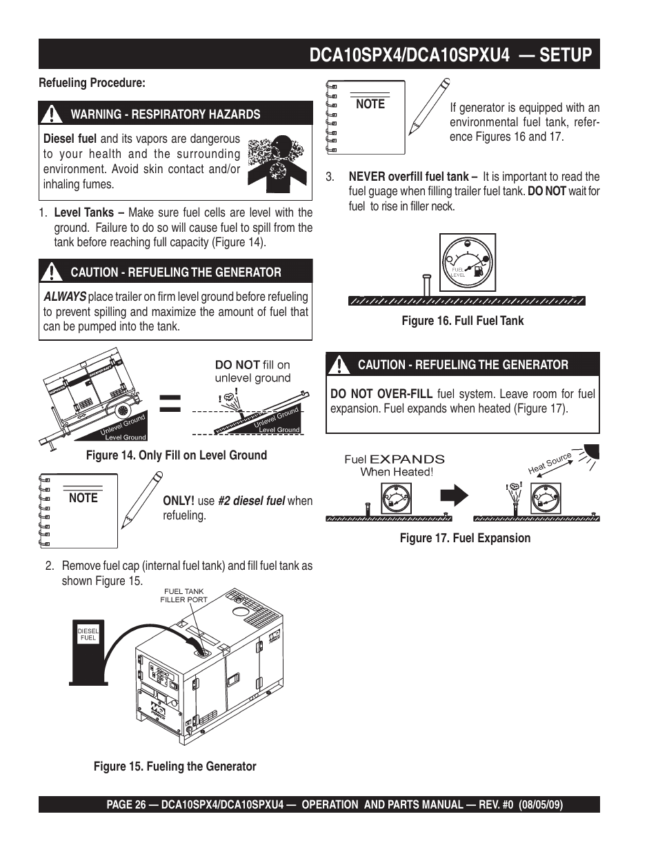 Multiquip MQ Power Whisperwatt 50 Hz Generator DCA10SPXU4 User Manual | Page 26 / 76
